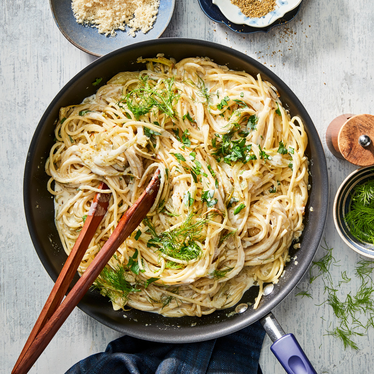 Roasted Fennel Spaghetti