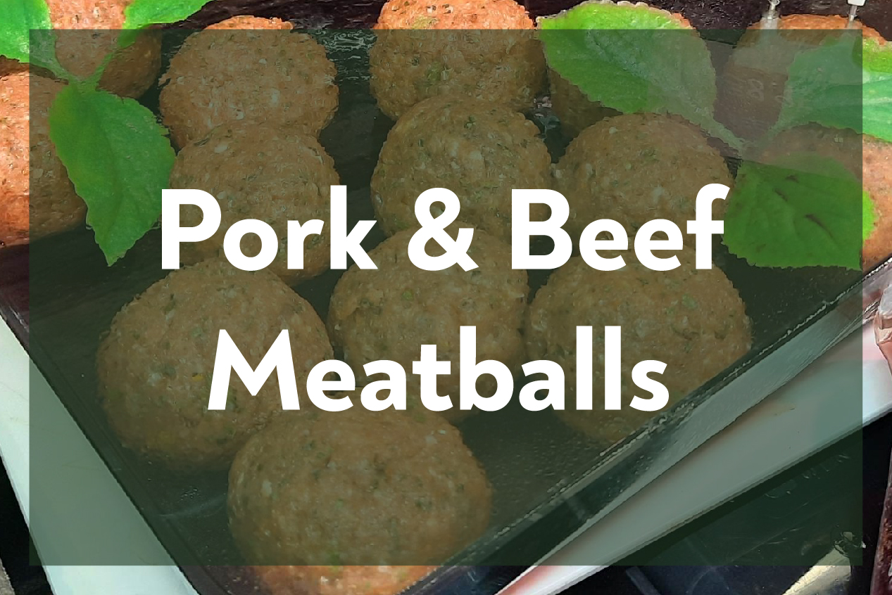 Pork & Beef Meatballs