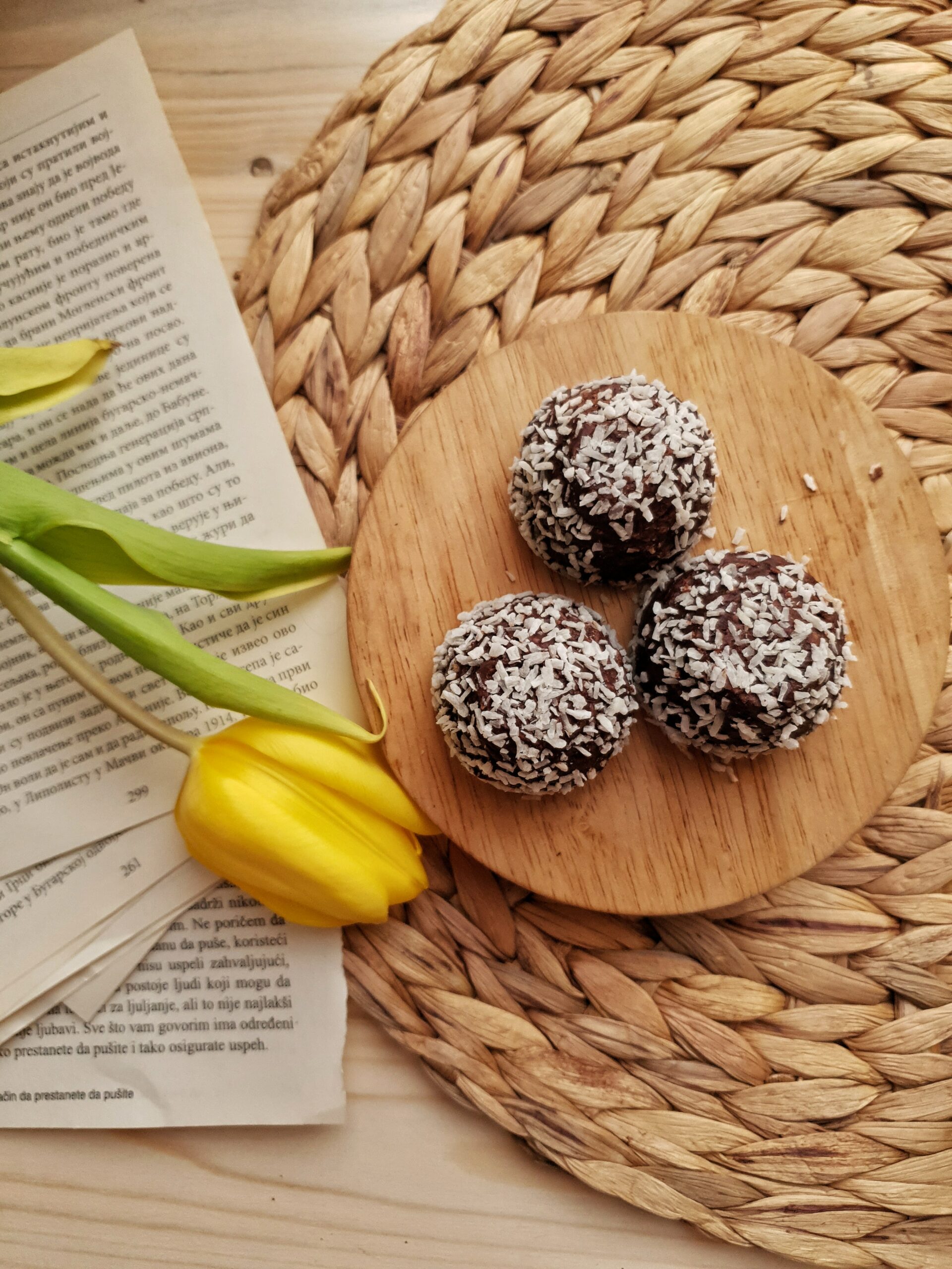 Vegan Chocolate Coconut Truffles