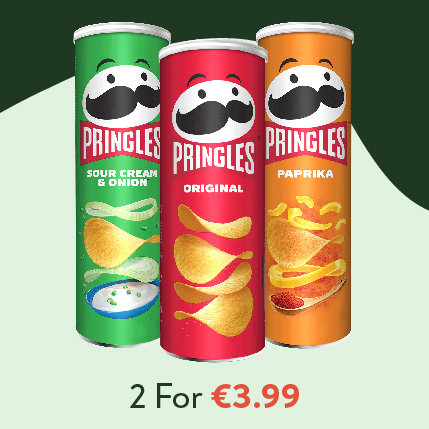 Pringles 2 for 3.99 offer